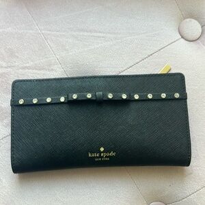 Kate spade bow wallet for sale